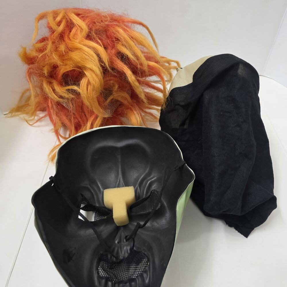 Lot of 3 Halloween Horror Masks Evil Clown Vampire Skull Monster Scary Costume - Picture 6 of 10